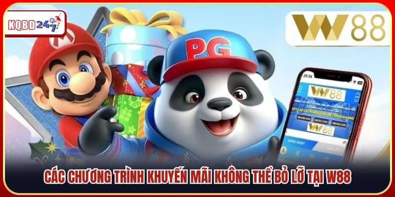 Các chương trình khuyến mãi nổi bật tại W88